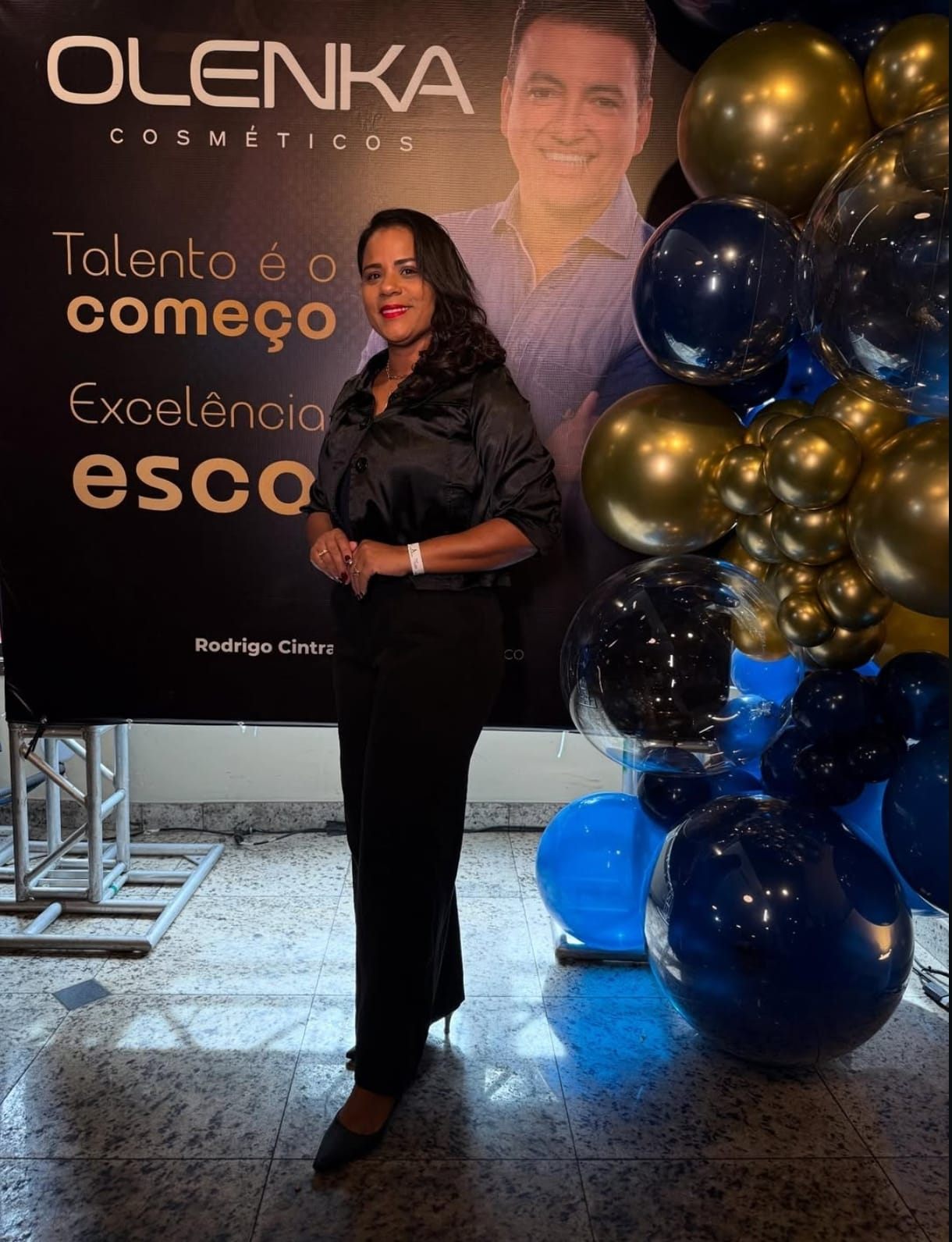 Geisa Marinho em evento de formação e atualização profissional